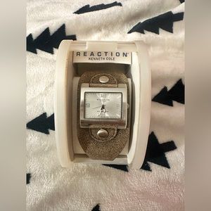 Kenneth Cole Reaction Men’s Leather Watch in Original Box